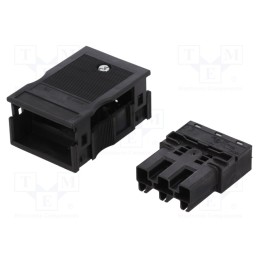 1 pcs x WAGO - 770-113 - Connector: pluggable terminal block, spring clamp, male, 25A