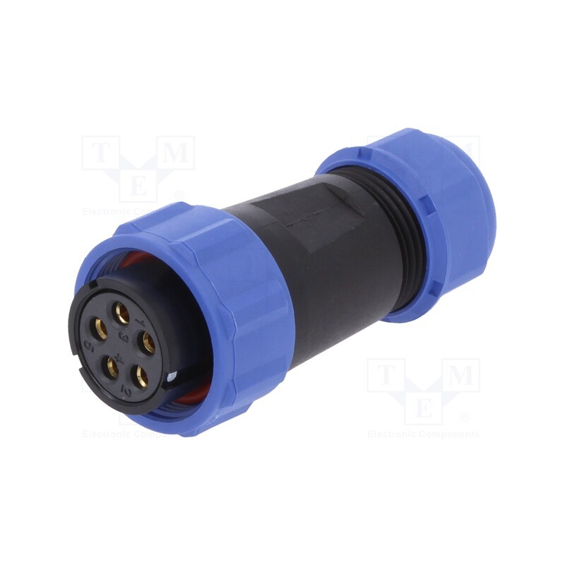 1 pcs x WEIPU - SP2110/S5II-2N - Plug, SP21, female, PIN: 5, IP68, 7÷12mm, 10A, screw terminal, 500V
