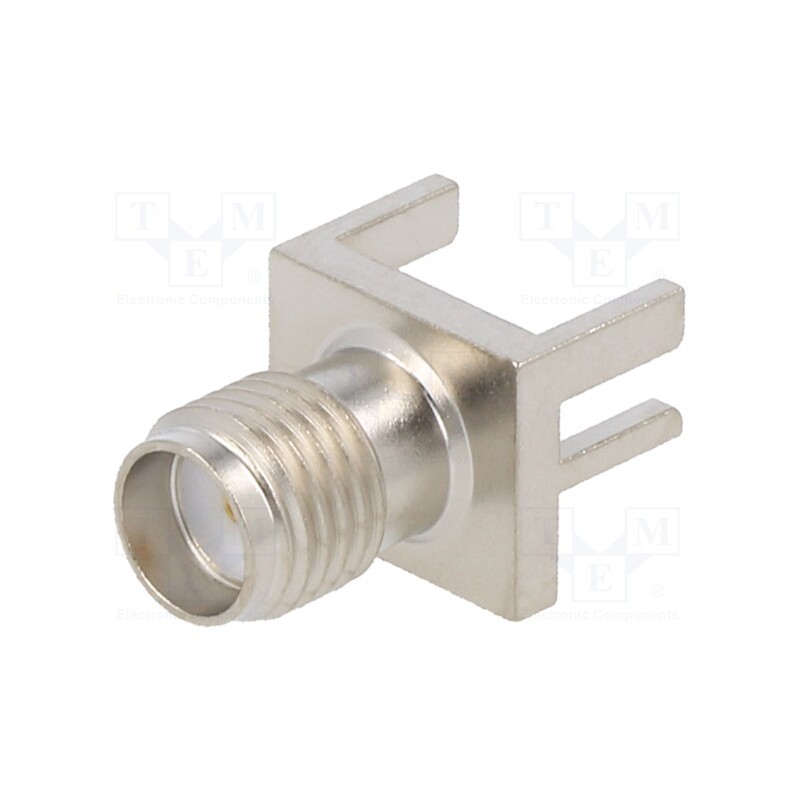 1 pcs x MUELLER ELECTRIC - BU-1420701806 - Socket, SMA, female, card edge,middle board mount, horizontal