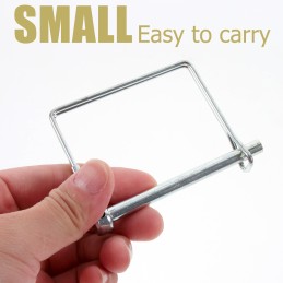 Spring connector pins for heavy loads, made of steel wire, 10 pcs