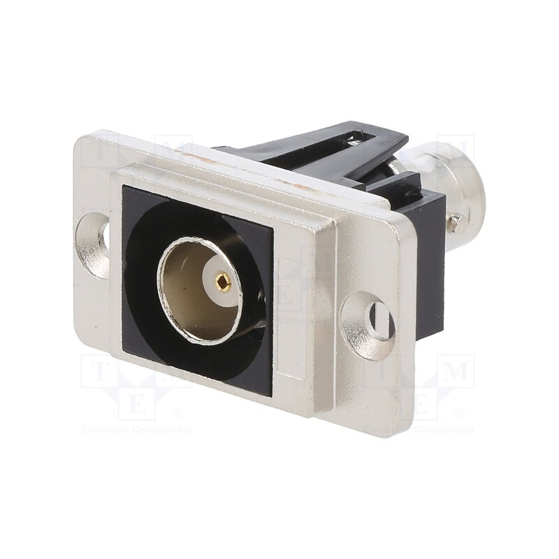 1 pcs x CLIFF - CP30737M - Coupler, BNC socket,both sides, 50Ω, silver, Mat: metal, DUALSLIM