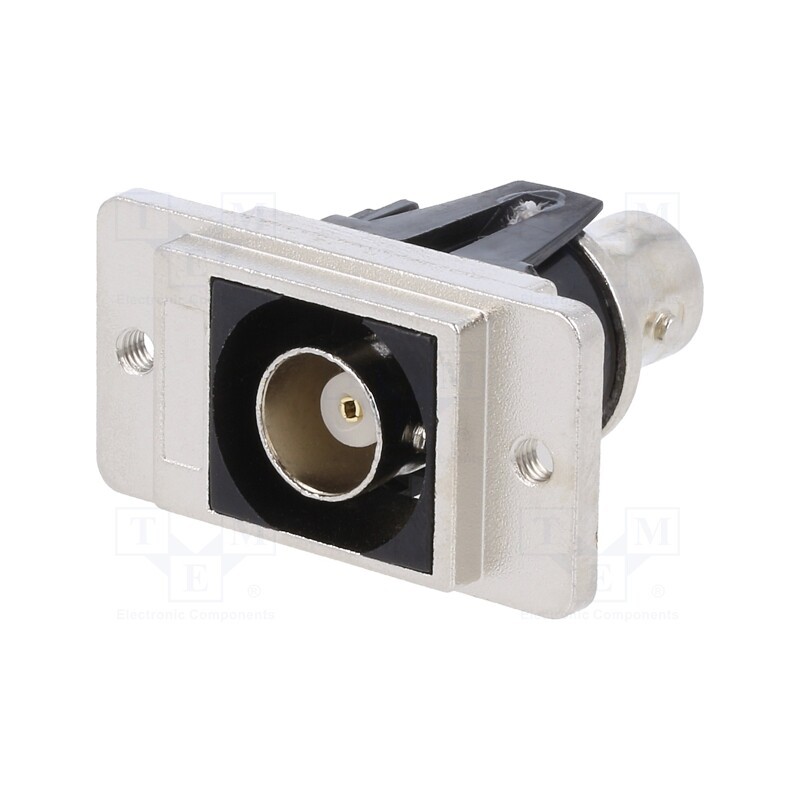 1 pcs x CLIFF - CP30737M3 - Coupler, BNC socket,both sides, 50Ω, silver, Mat: metal, DUALSLIM