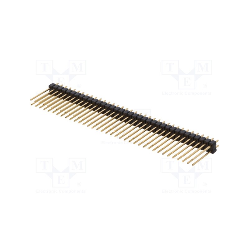 1 pcs x FISCHER ELEKTRONIK - SL 22 190 72 G - Pin header, pin strips, male, PIN: 72, straight, 2.54mm, THT, 2x36