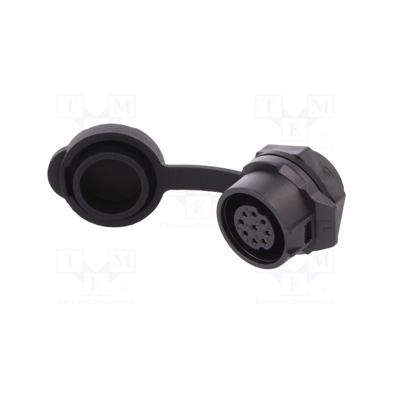 1 pcs x LUTRONIC - 2231 - Connector: circular, socket, size 16, 02, female, PIN: 9, for latch