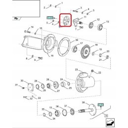 Rubber clutch new holland case 89515000 9515000