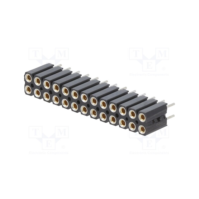 1 pcs x FISCHER ELEKTRONIK - BL6.26Z - Socket, pin strips, female, PIN: 26, straight, 2.54mm, THT, 2x13