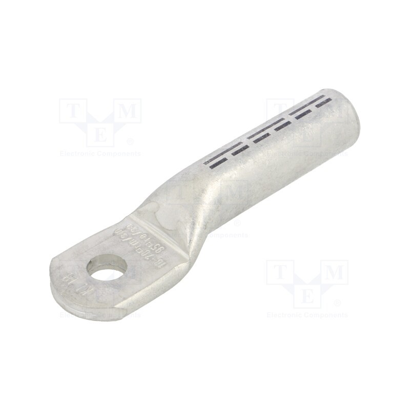 1 pcs x BM GROUP - BM76070 - Tip: ring tube, M10, 70mm2, crimped, for cable, aluminum, 10.5mm