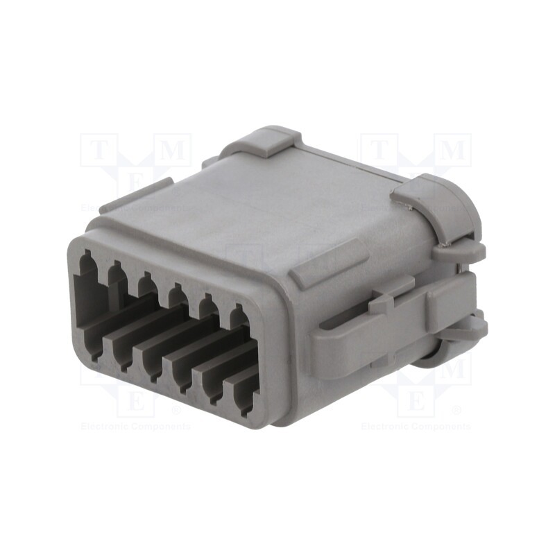 1 pcs x BULGIN - PX0105S12AGY - Connector: wire-wire, PX0, female, plug, for cable, PIN: 12, grey
