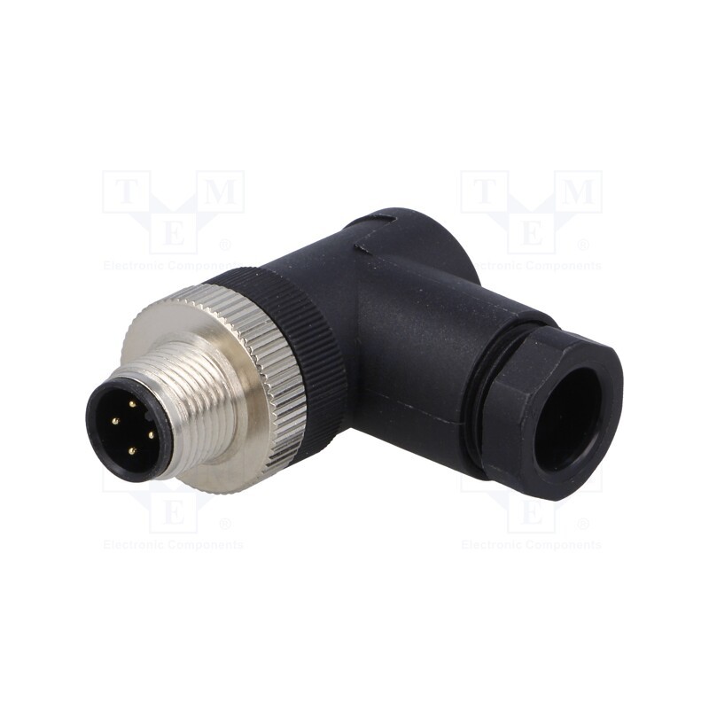 1 pcs x DEGSON ELECTRONICS - PB-M12A-04P-MM-SR7001-00A(H) - Plug, M12, PIN: 4, male, A code-DeviceNet / CANopen, for cable
