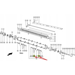 755784 0 movable, serrated shredder blade