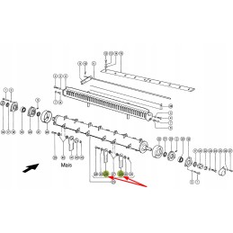 755784 0 movable, serrated shredder blade