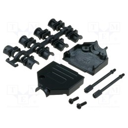 1 pcs x ENCITECH - 6560-0115-02 - Enclosure: for D-Sub connectors, D-Sub 15pin,D-Sub HD 26pin