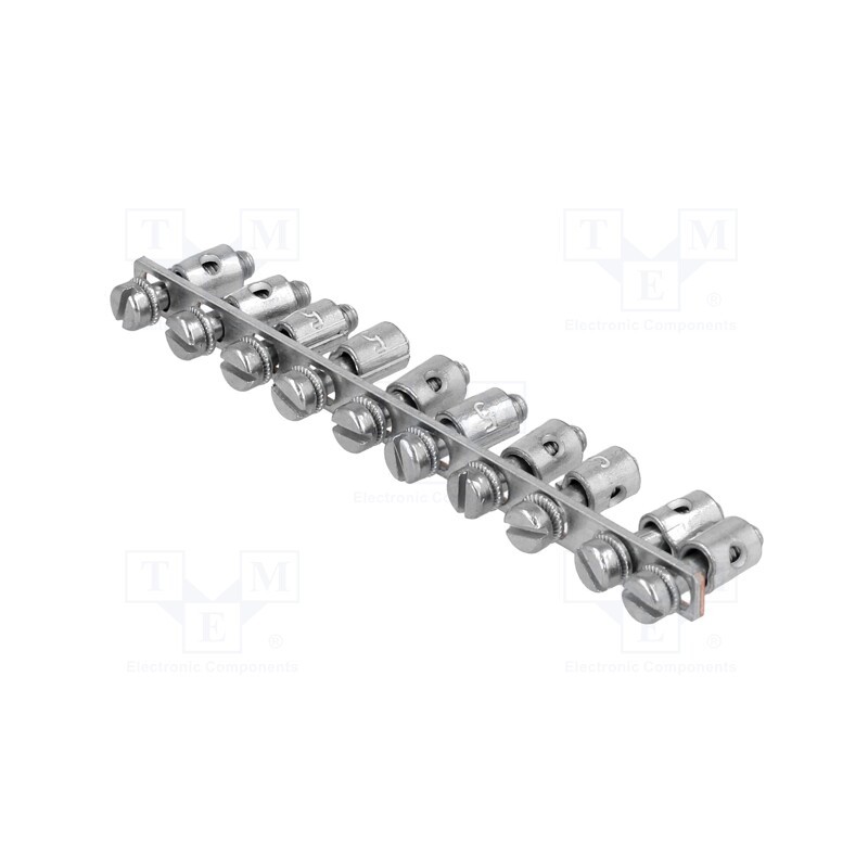 1 pcs x WEIDMu00dcLLER - 0368600000 Q 10 AKZ4 - Screw bridge, ways: 10, 6.1mm, DK4