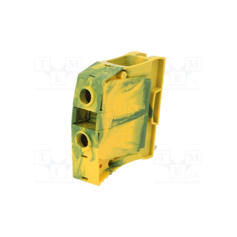 1 pcs x TE Connectivity - 1SNK516150R0000 (ZS35-PE) - Splice terminal: rail, 6÷35mm2, ways: 1, terminals: 2, yellow-green