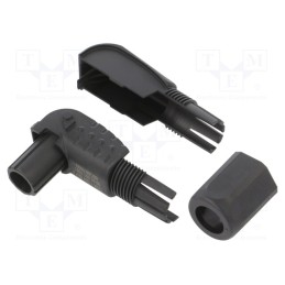1 pcs x HARTING - 9930011501 - Plug, DC supply, Han® S,Han® S 120, female, PIN: 1, w/o contacts