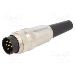 1 pcs x LUMBERG - SV 60 - Connector: M16, plug, male, soldering, for cable, PIN: 6, 5A, 250V