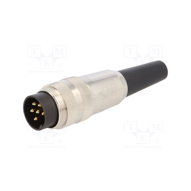 1 pcs x LUMBERG - SV 60 - Connector: M16, plug, male, soldering, for cable, PIN: 6, 5A, 250V