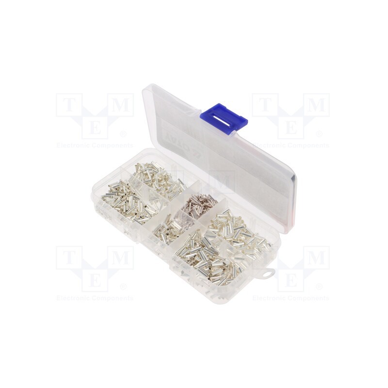 1 set x YATO - YT-06896 - Kit: bootlace ferrules, non-insulated, crimped, for cable