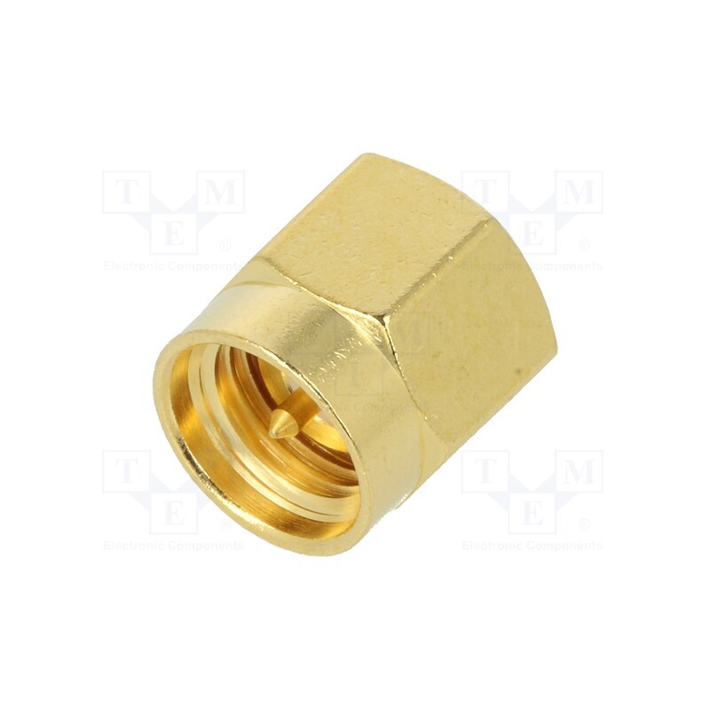 1 pcs x AMPHENOL RF - 132360 - Terminator, SMA, male, straight, 50Ω, PTFE, gold-plated