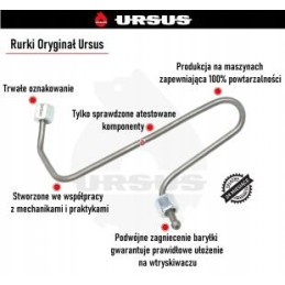Injection pipe 3 cyl mf3 original ursus