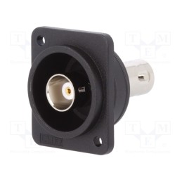 1 pcs x CLIFF - CP303090X - Coupler, BNC socket,both sides, 50Ω, black, Mat: plastic, FT