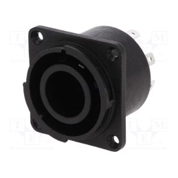 1 pcs x CLIFF - FCR2074 - Connector: circular, 4.8mm connectors,soldering, CLIFFCON, 10A