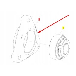100134701 bearing housing