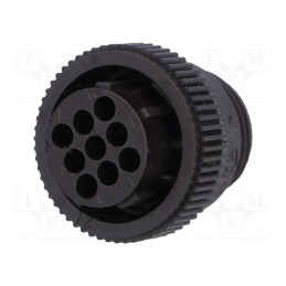 1 pcs x TE Connectivity - 182645-1 - Plug, female, PIN: 9, w/o contacts, CPC Series 1, for cable