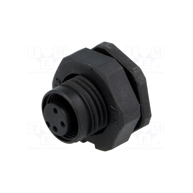 1 pcs x AMPHENOL LTW - MSAP-03PFFP-SF8002 - Socket, M12, PIN: 3, female, A code-DeviceNet / CANopen, THT, IP68