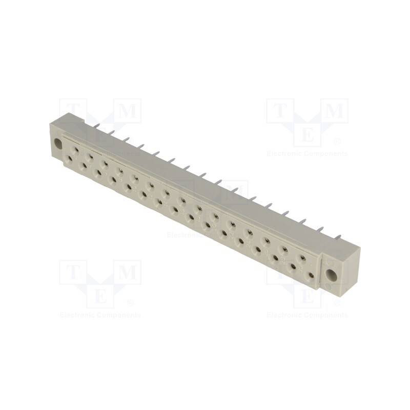1 pcs x CONEC - 102E10099X - Socket, DIN 41617, female, PIN: 31, THT, straight, 4A, 250V, B: 75mm