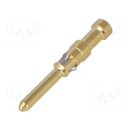 1 pcs x TE Connectivity - 3-1105300-2 - Contact, male, gold-plated, 1.5mm2, HVT, crimped, HDC