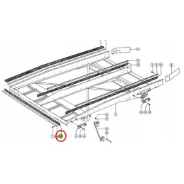 Claas Dominator Medion grain pan cover