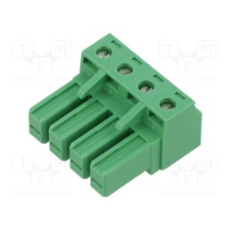 1 pcs x PHOENIX CONTACT - PC 4/ 4-ST-7,62 1804920 - Pluggable terminal block, 7.62mm, ways: 4, straight, plug, female