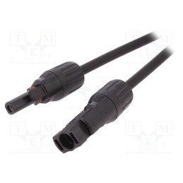 1 pcs x - SOLCON4-3M-MF-CAB - Cable: solar, male, female, 4mm2, plug, plug, PIN: 1, 3m, straight