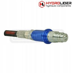 Euro M18 plug, blue hydrolider marker