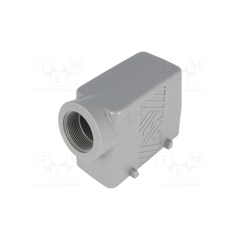 1 pcs x ILME - TMAO 16.32 - Enclosure: for HDC connectors, T-TYPE, size 77.27, Gland holes: 1