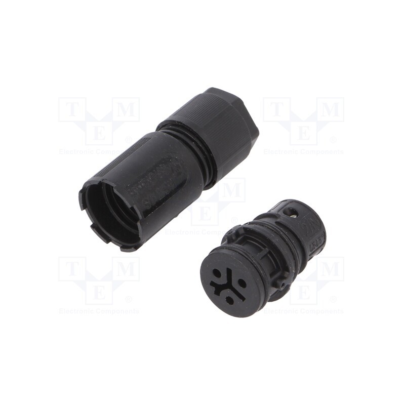 1 pcs x WIELAND - 41.031.3053.1 - Connector: circular, plug, RST, female, PIN: 3, silver plated, 8A