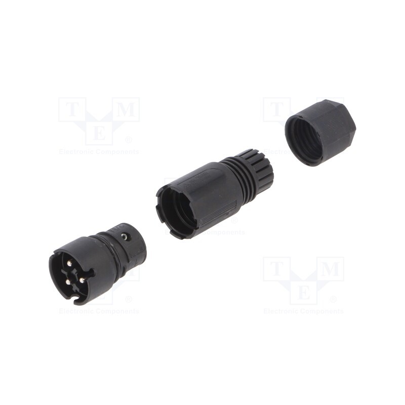 1 pcs x WIELAND - 41.032.3053.1 - Connector: circular, plug, RST, male, PIN: 3, silver plated, 8A, 250V