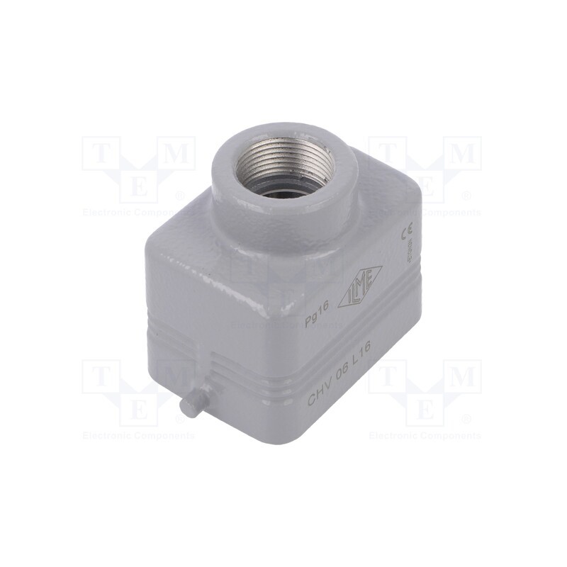 1 pcs x ILME - CHV 06 L16 - Enclosure: for HDC connectors, C-TYPE, size 44.27, Gland holes: 1