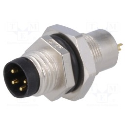 1 pcs x AMPHENOL LTW - 8-04PMMS-SH7001 - Connector: M8, male, PIN: 4, for panel mounting,rear side nut