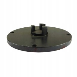 Pump drive flange, shaft support, clutch drive