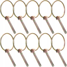 10 pieces of durable lynch pins with lynch rings