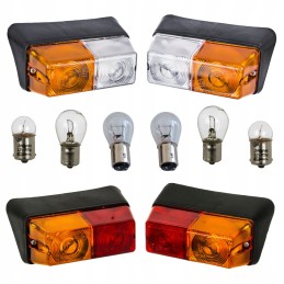 Set of front and rear lamps Wladimirec T 25 T25