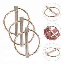 Trailers with a cotter pin for reliable locking