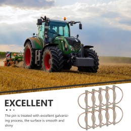 Trailers with a cotter pin for reliable locking