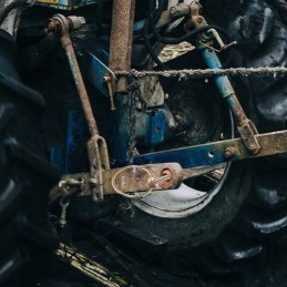 Trailers with a cotter pin for reliable locking