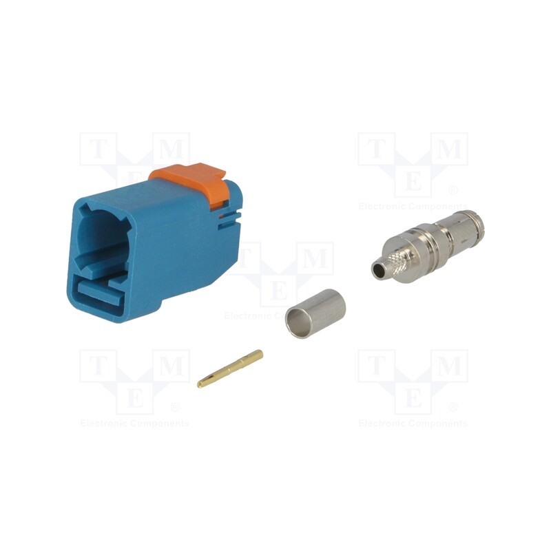 1 pcs x MOLEX - 734036270 - Connector: FAKRA, female, plug, crimped, straight