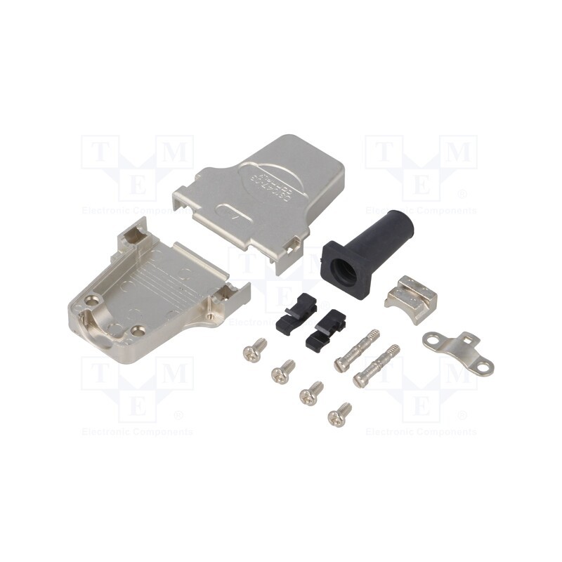 1 pcs x CONNFLY - DS1047-03-15M2BS - Enclosure: for D-Sub connectors, D-Sub 15pin,D-Sub HD 26pin