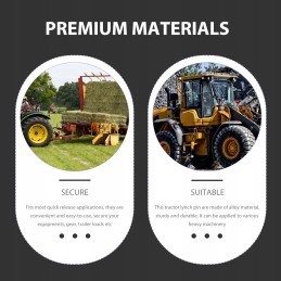 Cotter pin for agricultural tractors, 10 pcs