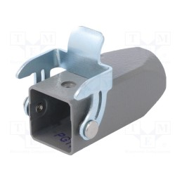 1 pcs x DEGSON ELECTRONICS - D3A-CCT-1L-PG11 - Enclosure: for HDC connectors, size D3A, for cable, with latch
